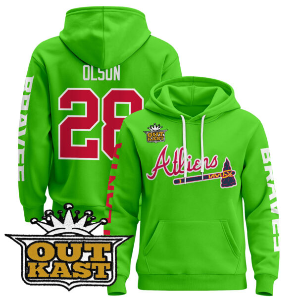 Men's Atlanta Braves 2025 Atliens Pullover Hoodie - All Stitched - Image 26