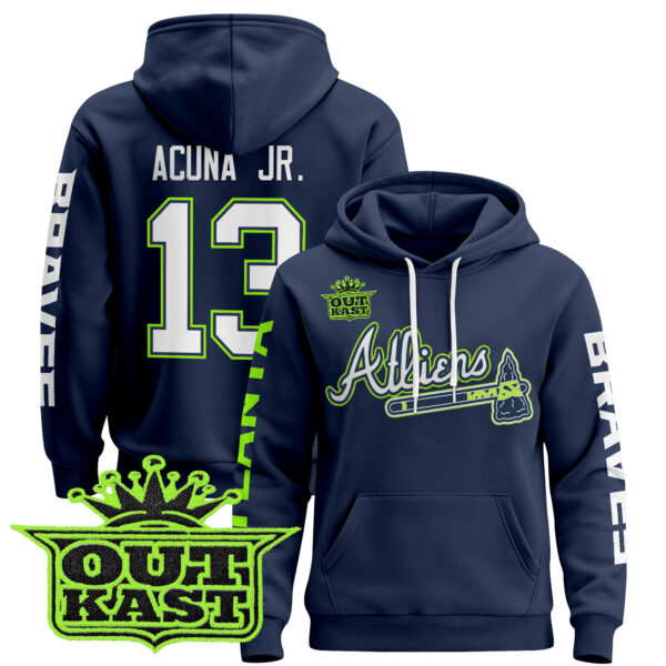 Men's Atlanta Braves 2025 Atliens Pullover Hoodie - All Stitched - Image 11
