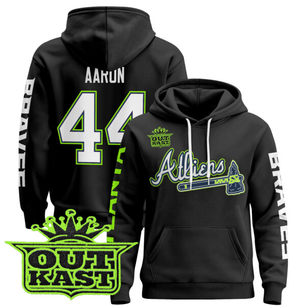 Men's Atlanta Braves 2025 Atliens Pullover Hoodie - All Stitched - Image 9