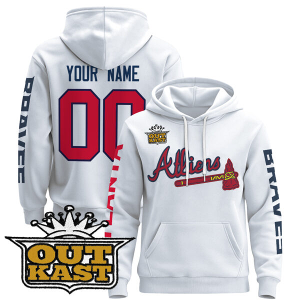 Atlanta Braves 2025 Atliens Custom Pullover Hoodie - All Stitched - Image 4