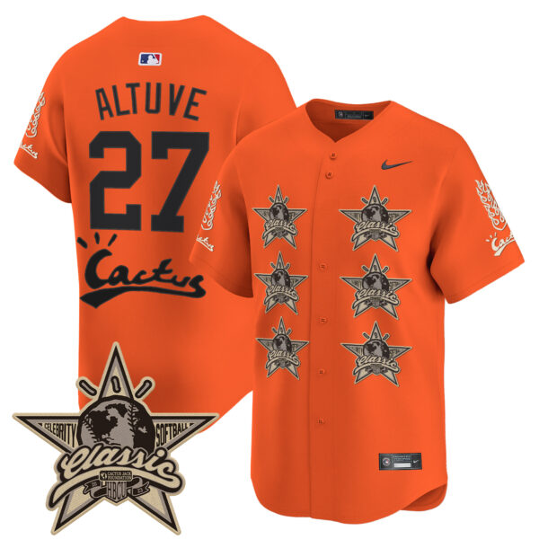 Men's Houston Astros Cactus Jack 2025 Vapor Premier Limited Jersey V2 - All Stitched - Image 29