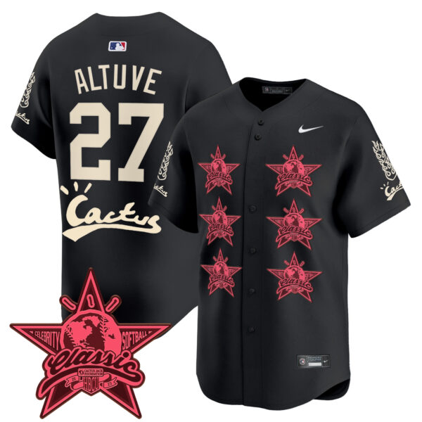 Men's Houston Astros Cactus Jack 2025 Vapor Premier Limited Jersey V2 - All Stitched - Image 21