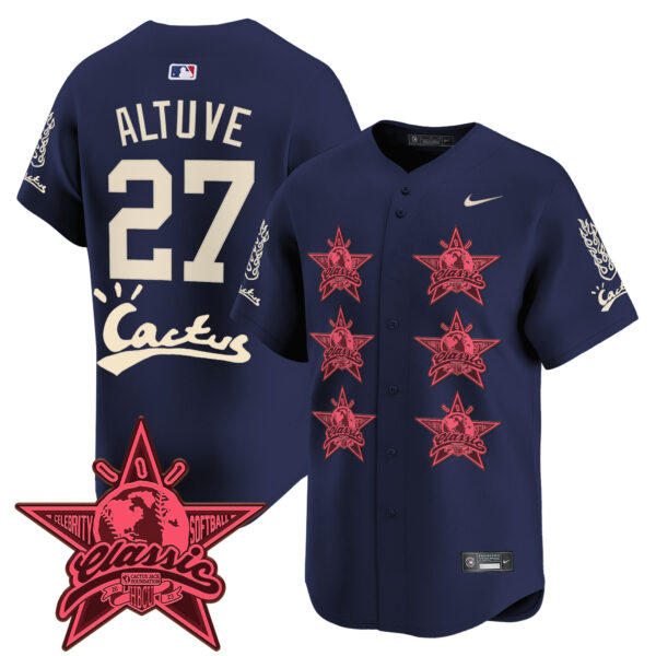 Men's Houston Astros Cactus Jack 2025 Vapor Premier Limited Jersey V2 - All Stitched - Image 37