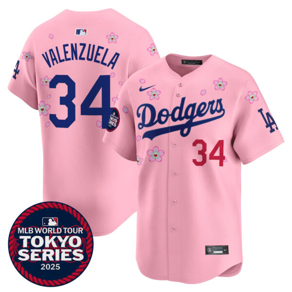 Men's Dodgers Tokyo Series 2025 Vapor Premier Limited Jersey V2 - Stitched - Image 33