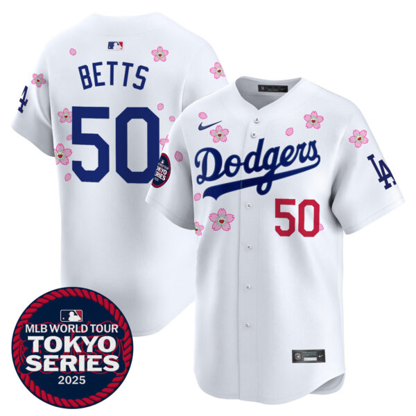 Men's Dodgers Tokyo Series 2025 Vapor Premier Limited Jersey V2 - Stitched - Image 9
