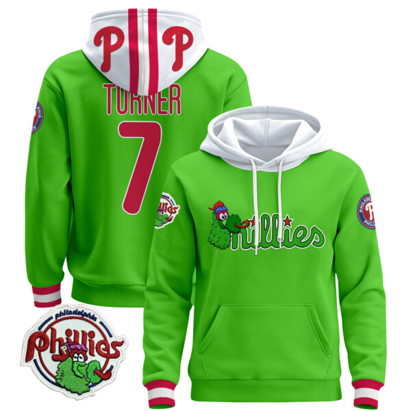 Men's Philadelphia Phillies Phanatic Patch Pullover Hoodie - All Stitched - Image 12