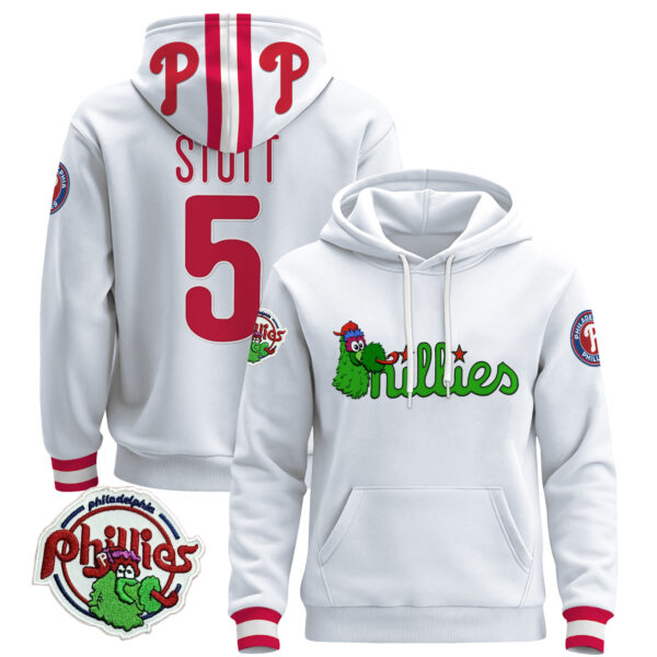Men's Philadelphia Phillies Phanatic Patch Pullover Hoodie - All Stitched - Image 4