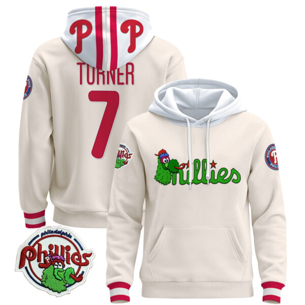 Men's Philadelphia Phillies Phanatic Patch Pullover Hoodie - All Stitched - Image 21