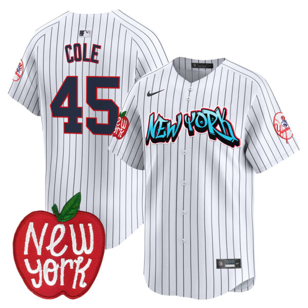 Men's New York Yankees Apple Patch Vapor Premier Limited Jersey - All Stitched - Image 13
