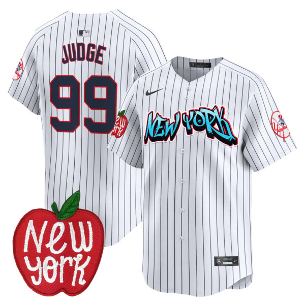 Men's New York Yankees Apple Patch Vapor Premier Limited Jersey - All Stitched - Image 9