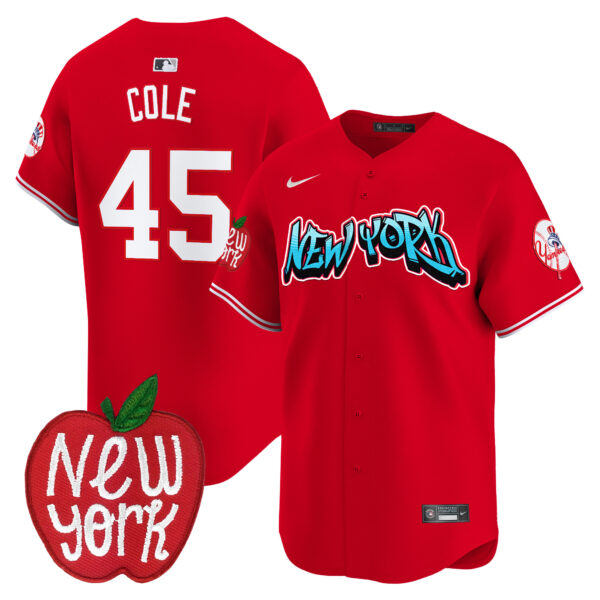 Men's New York Yankees Apple Patch Vapor Premier Limited Jersey - All Stitched - Image 37
