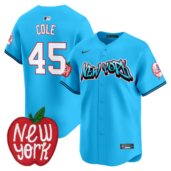 Men's New York Yankees Apple Patch Vapor Premier Limited Jersey - All Stitched - Image 29