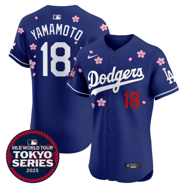 Men's Dodgers Tokyo Series 2025 Vapor Premier Elite Jersey - Stitched - Image 19