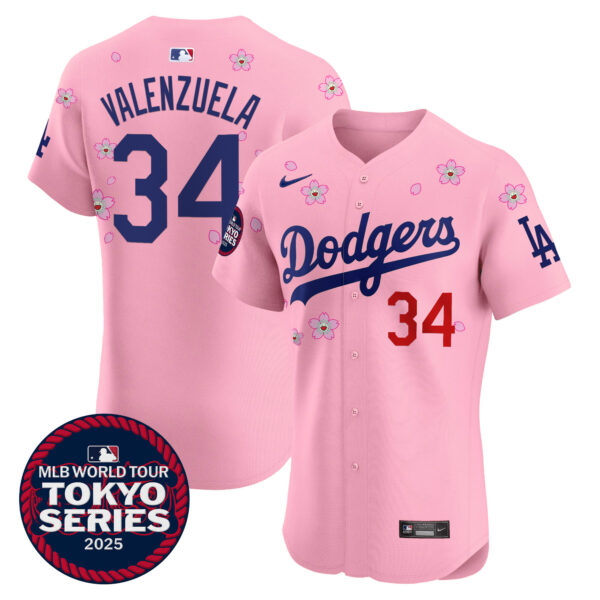 Men's Dodgers Tokyo Series 2025 Vapor Premier Elite Jersey - Stitched - Image 35