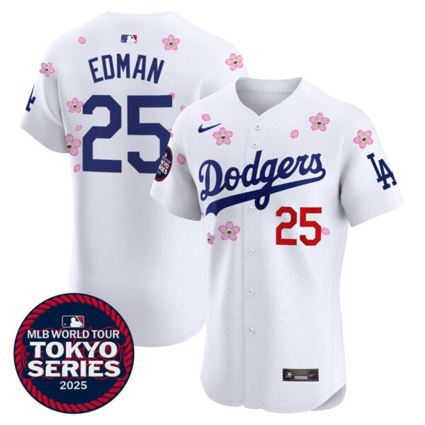 Men's Dodgers Tokyo Series 2025 Vapor Premier Elite Jersey - Stitched - Image 14
