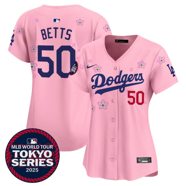 Women's Dodgers Tokyo Series 2025 Vapor Premier Limited Jersey - Stitched - Image 31