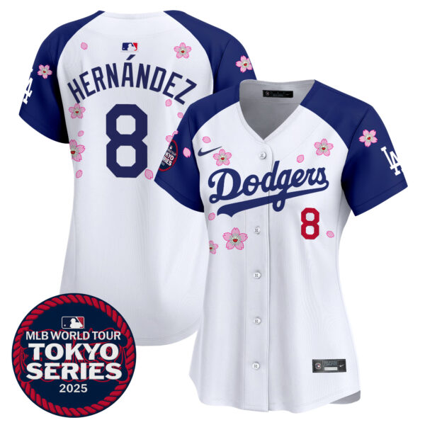 Women's Dodgers Tokyo Series 2025 Vapor Premier Limited Jersey - Stitched - Image 46