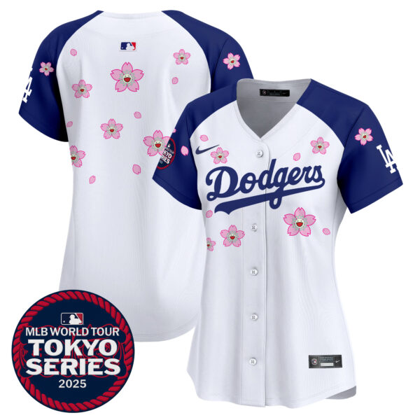 Women's Dodgers Tokyo Series 2025 Vapor Premier Limited Jersey - Stitched - Image 48