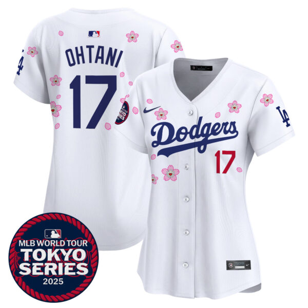 Women's Dodgers Tokyo Series 2025 Vapor Premier Limited Jersey - Stitched - Image 4