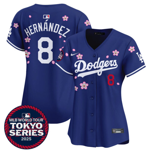 Women's Dodgers Tokyo Series 2025 Vapor Premier Limited Jersey - Stitched - Image 22