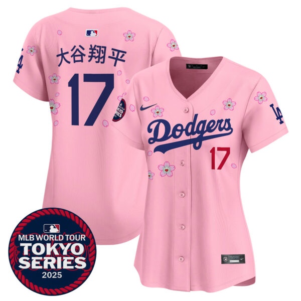 Women's Dodgers Tokyo Series 2025 Vapor Premier Limited Jersey - Stitched - Image 25