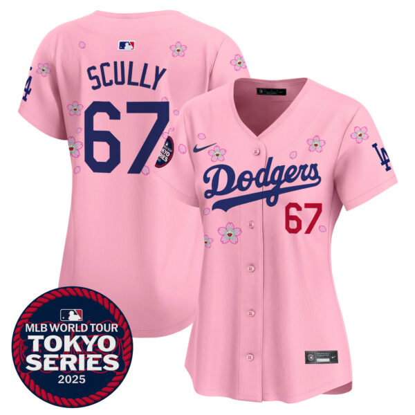 Women's Dodgers Tokyo Series 2025 Vapor Premier Limited Jersey - Stitched - Image 33