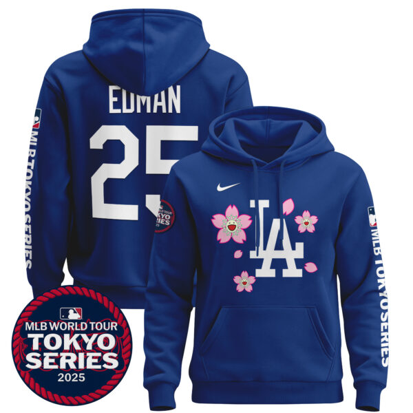 Men's Dodgers Tokyo Series 2025 Pullover Hoodie - Stitched - Image 19