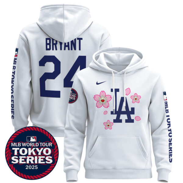 Men's Dodgers Tokyo Series 2025 Pullover Hoodie - Stitched - Image 5
