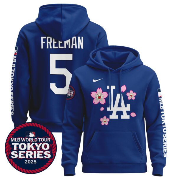 Men's Dodgers Tokyo Series 2025 Pullover Hoodie - Stitched - Image 13