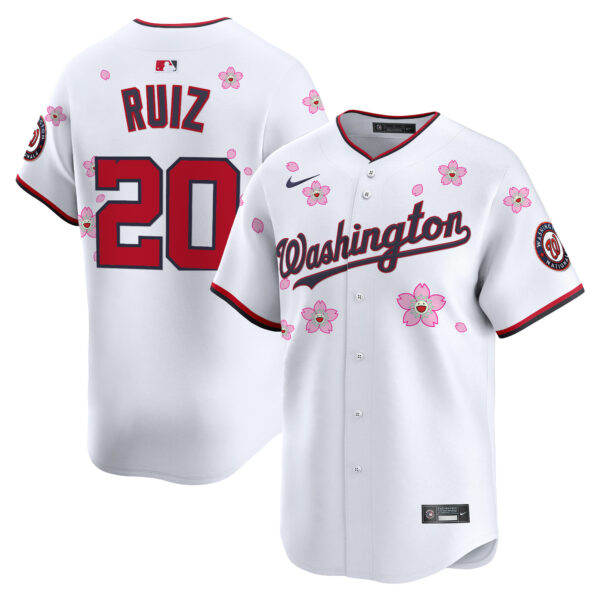 Men's Washington Nationals Cherry Blossom Vapor Premier Limited Jersey - Stitched - Image 4