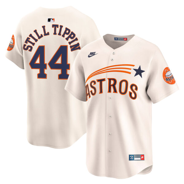 Men's Houston Astros Throwback Vapor Premier Limited Jersey - All Stitched - Image 41