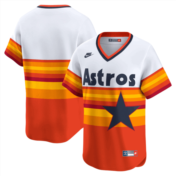 Men's Houston Astros Throwback Vapor Premier Limited Jersey - All Stitched - Image 10