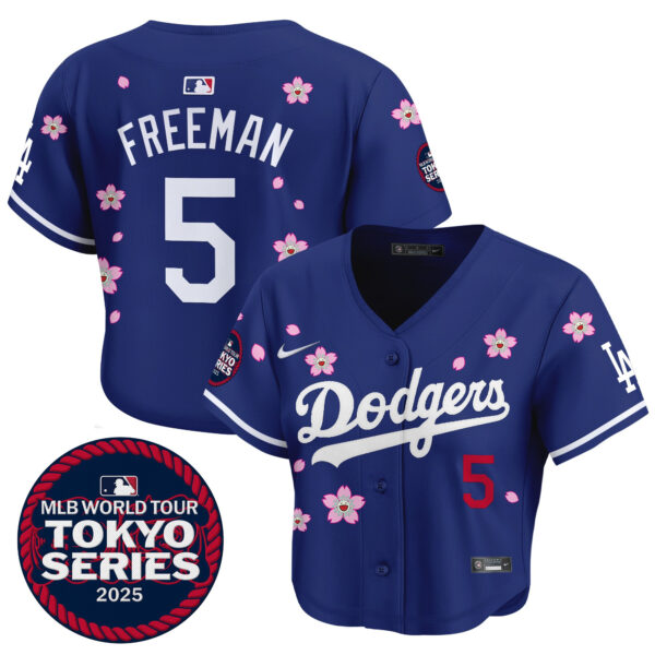 Women's Dodgers Tokyo Series 2025 Crop Top Baseball Jersey - Stitched - Image 21