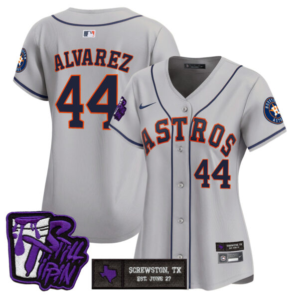 Women's Houston Astros DJ Screw Still Tippin Purple Patch Vapor Premier Limited Jersey - All Stitched - Image 30