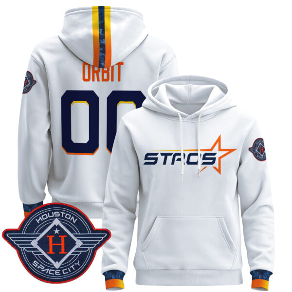 Men's Houston Astros 2025 City Connect Pullover Hoodie - All Stitched - Image 5