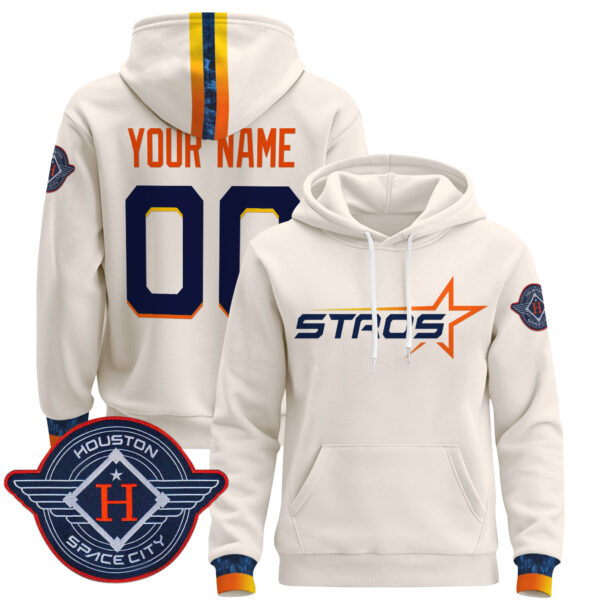 Houston Astros 2025 City Connect Pullover Custom Hoodie - All Stitched - Image 3