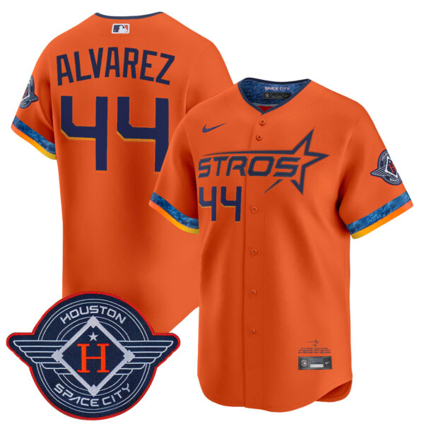 Men's Houston Astros 2025 City Connect Vapor Premier Limited Jersey - All Stitched - Image 31