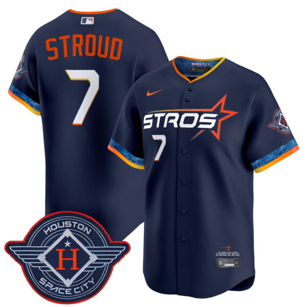 Men's Houston Astros 2025 City Connect Vapor Premier Limited Jersey - All Stitched - Image 14