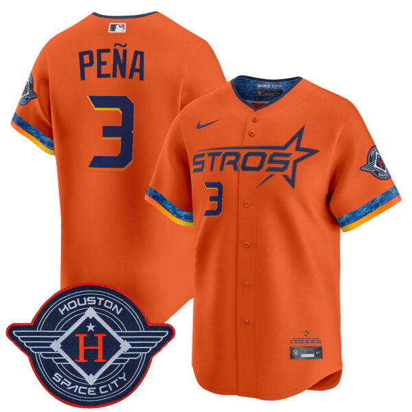 Men's Houston Astros 2025 City Connect Vapor Premier Limited Jersey - All Stitched - Image 30