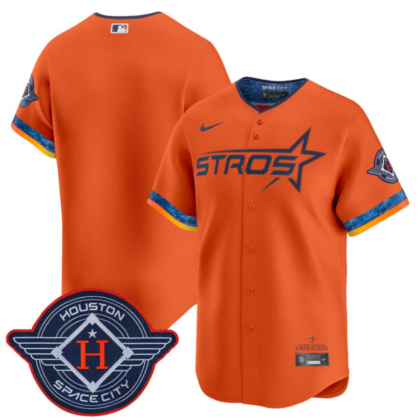Men's Houston Astros 2025 City Connect Vapor Premier Limited Jersey - All Stitched - Image 36