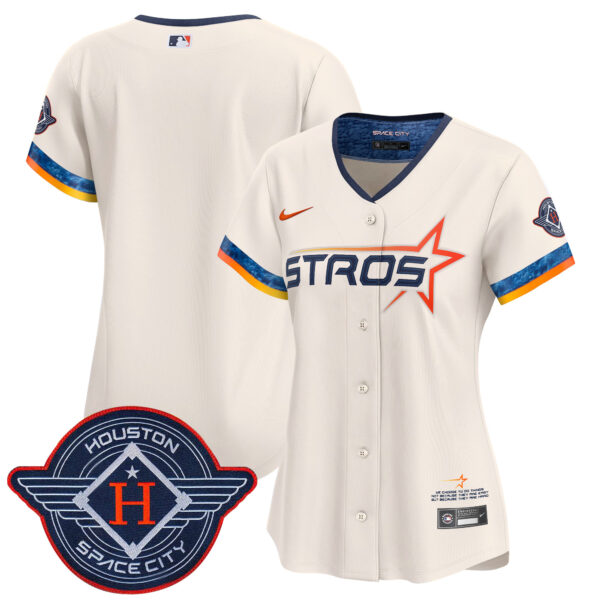 Women's Houston Astros 2025 City Connect Vapor Premier Limited Jersey - All Stitched - Image 9
