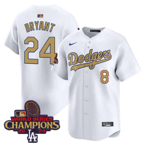 Men's Dodgers 2025 Gold Vapor Premier Limited Jersey - All Stitched - Image 7