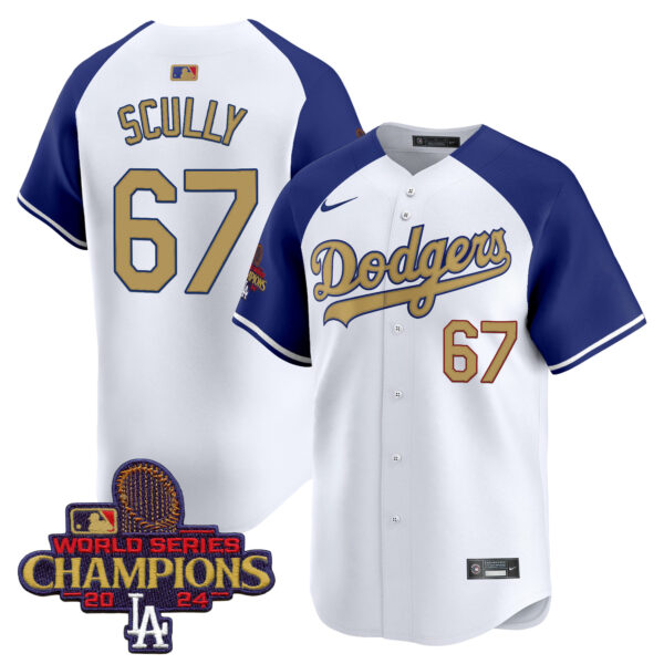Men's Dodgers 2025 Gold Vapor Premier Limited Jersey - All Stitched - Image 34