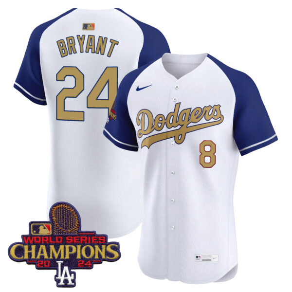 Men's Dodgers 2025 Gold Vapor Premier Elite Jersey - All Stitched - Image 33