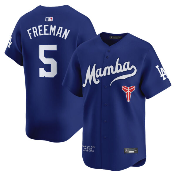 Men's Dodgers Kobe Bryant Mamba Vapor Premier Limited Jersey - All Stitched - Image 24