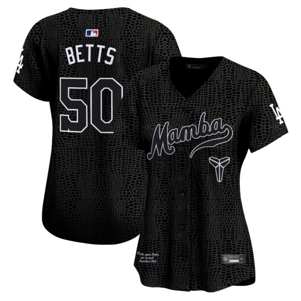 Women's Dodgers Kobe Bryant Mamba Vapor Premier Limited Jersey - All Stitched - Image 15