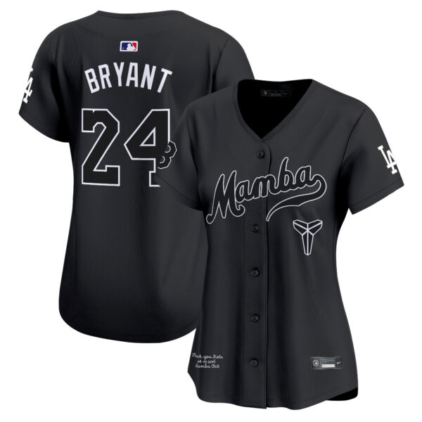 Women's Dodgers Kobe Bryant Mamba Vapor Premier Limited Jersey - All Stitched - Image 31