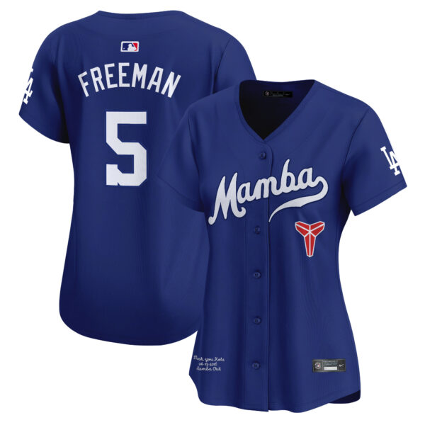Women's Dodgers Kobe Bryant Mamba Vapor Premier Limited Jersey - All Stitched - Image 24