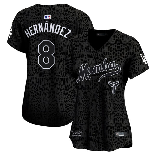 Women's Dodgers Kobe Bryant Mamba Vapor Premier Limited Jersey - All Stitched - Image 17
