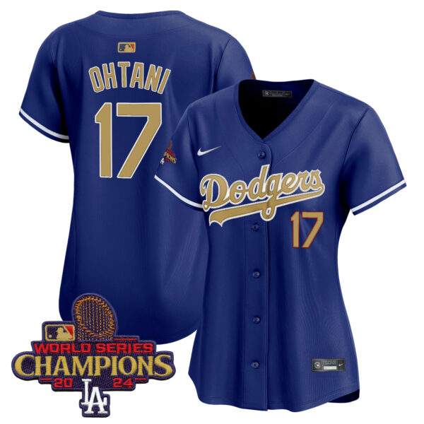 Women's Dodgers 2025 Gold Vapor Premier Limited Jersey - All Stitched - Image 17